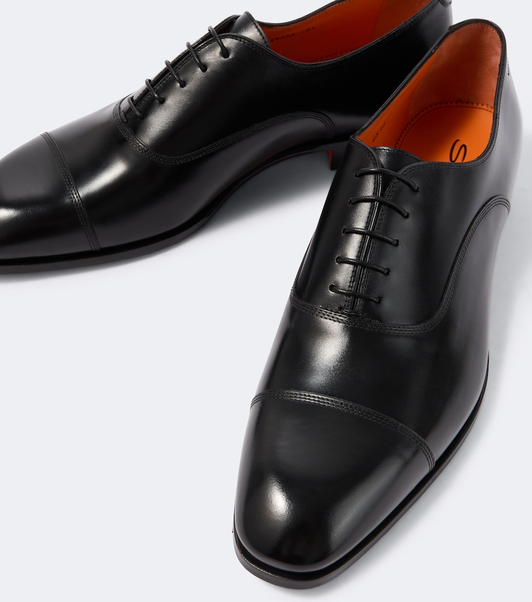 Santoni - Leather Oxford shoes