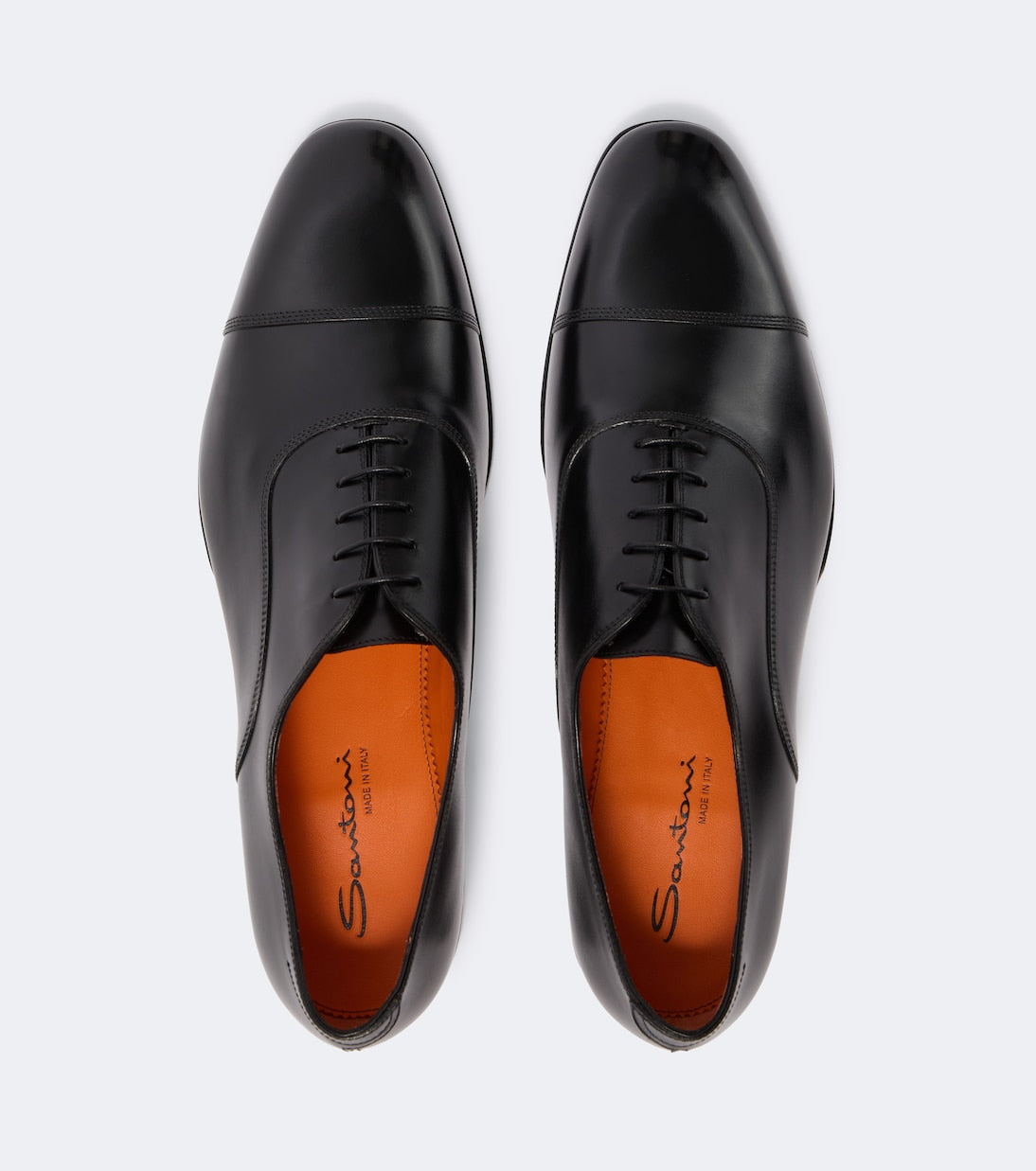 Santoni - Leather Oxford shoes