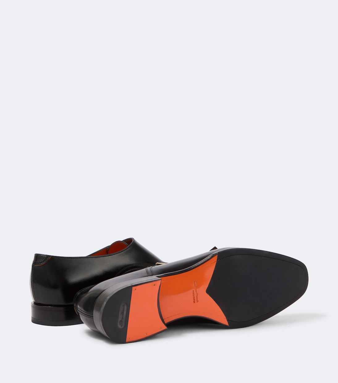 Santoni - Leather monk strap shoes