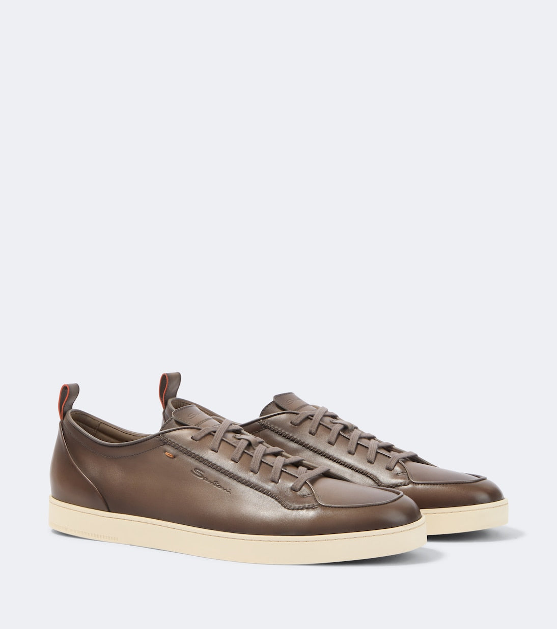 Santoni - Leather sneakers