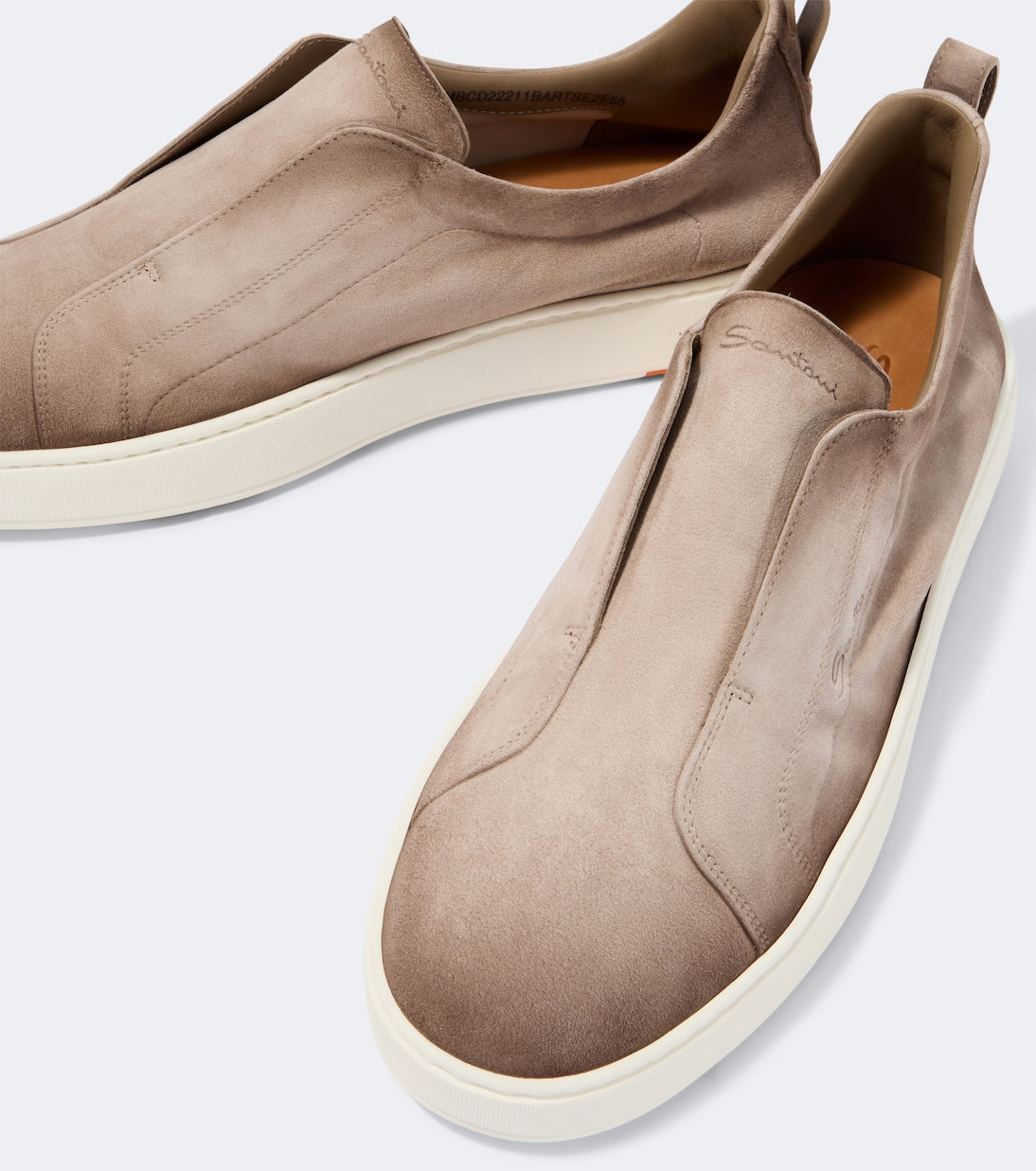 Santoni - Victory suede slip-on shoes