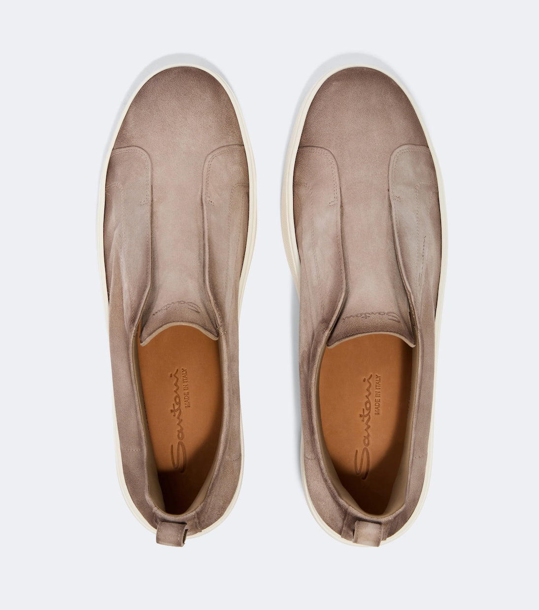 Santoni - Victory suede slip-on shoes