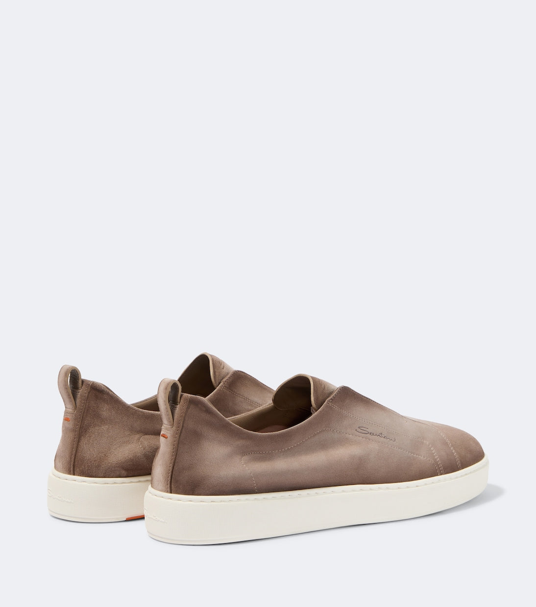 Santoni - Victory suede slip-on shoes