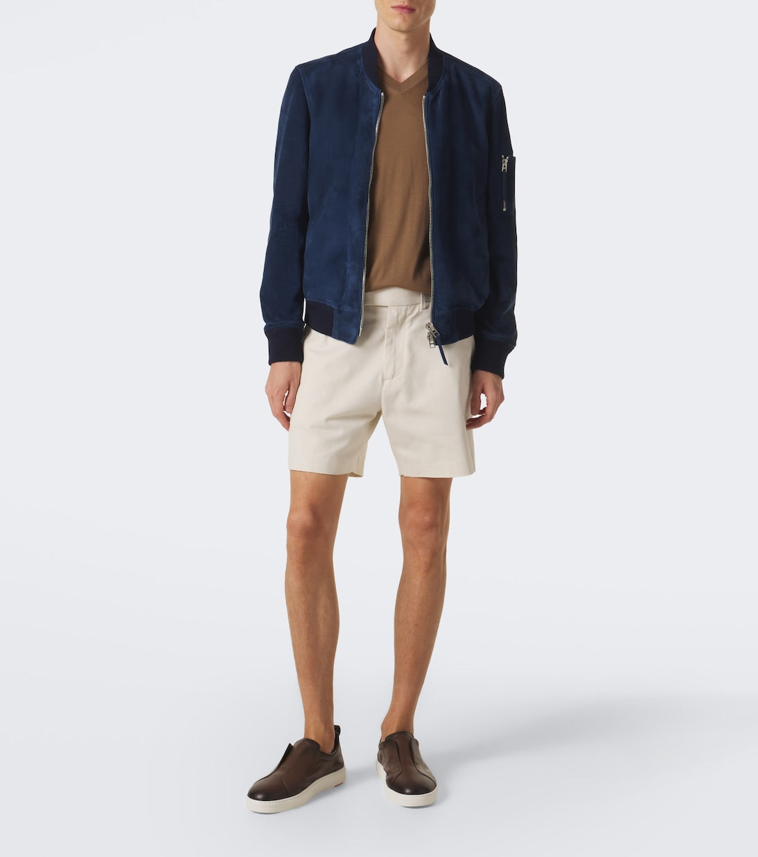 Santoni - Victory leather slip-on sneakers