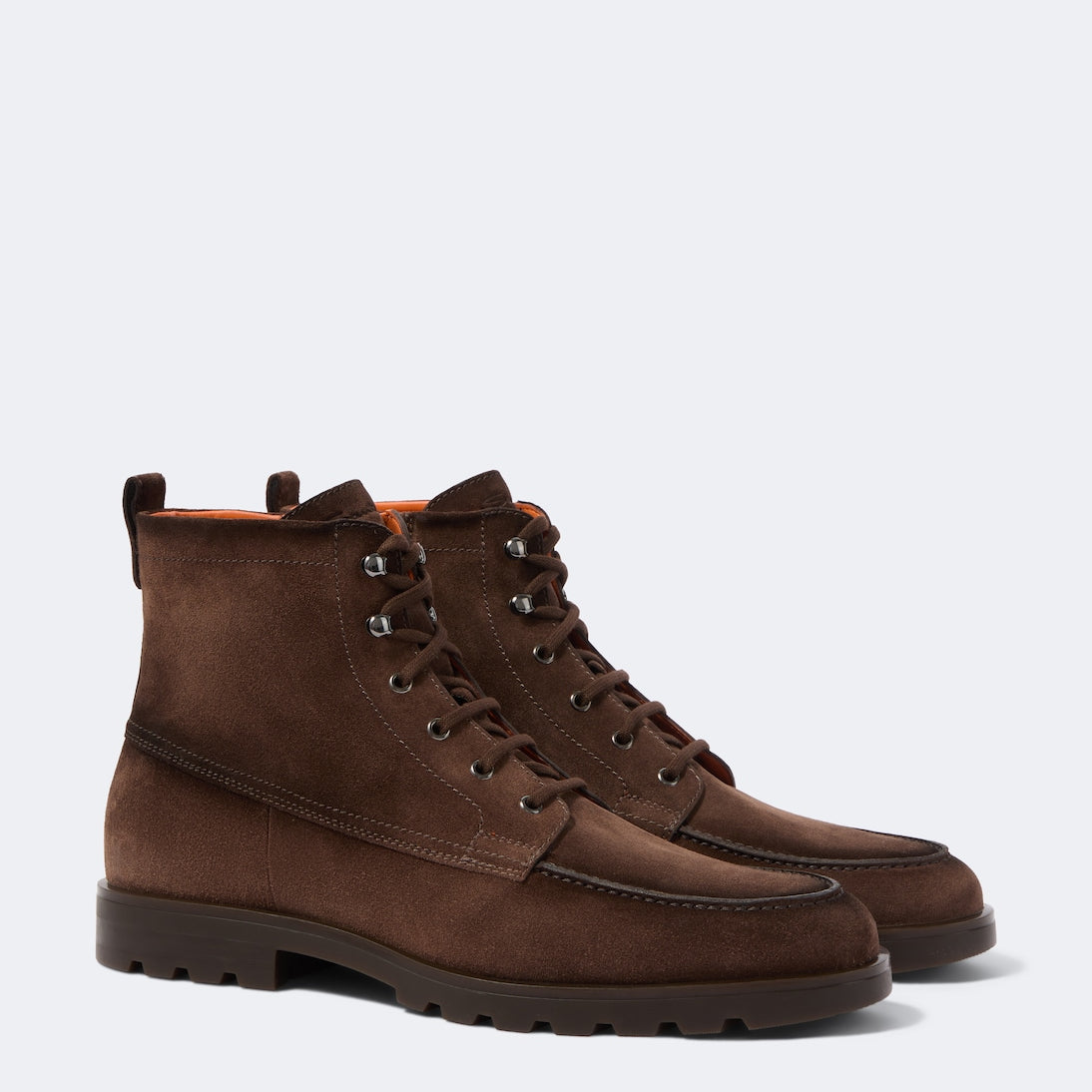 Santoni - Suede lace-up boots