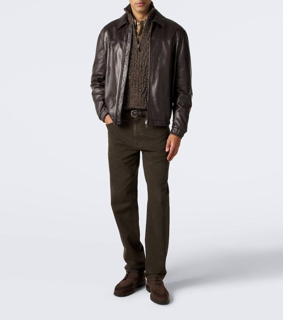 Santoni - Suede lace-up boots