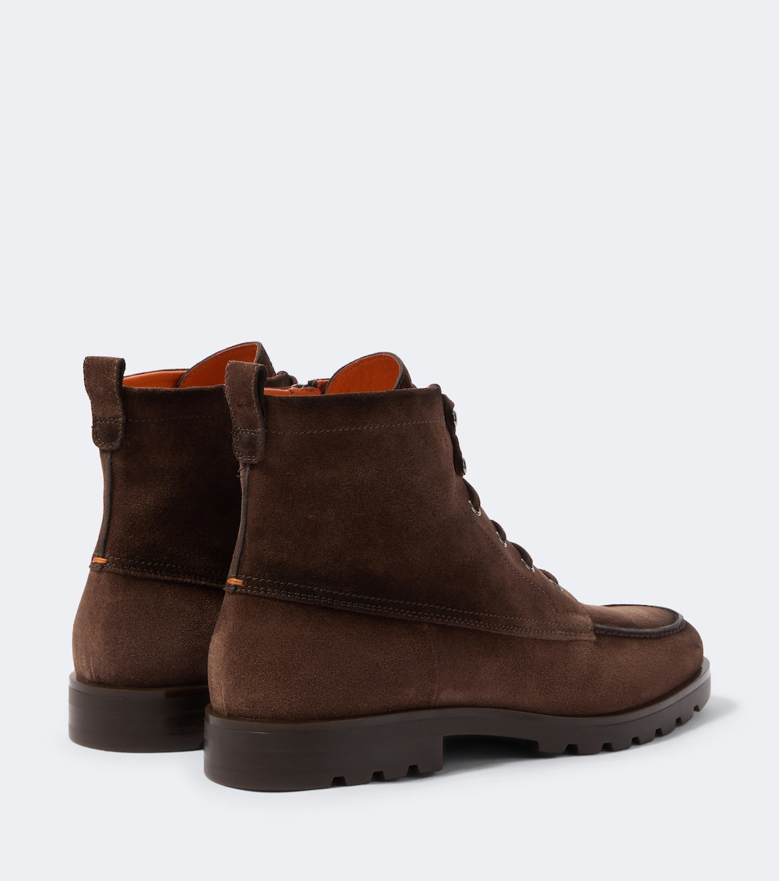 Santoni - Suede lace-up boots