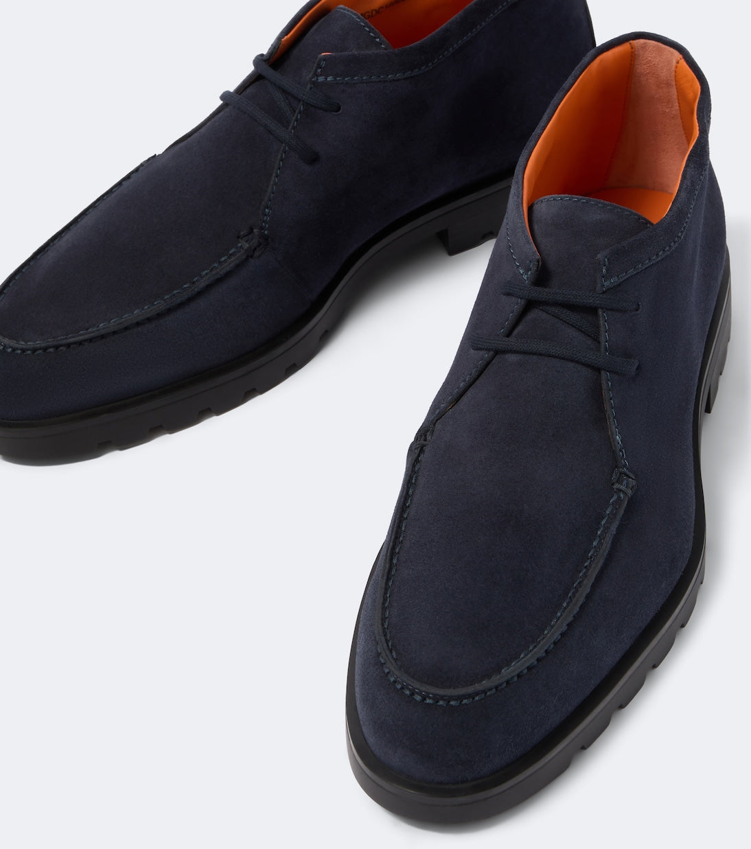 Santoni - Rock Wallabee suede boots