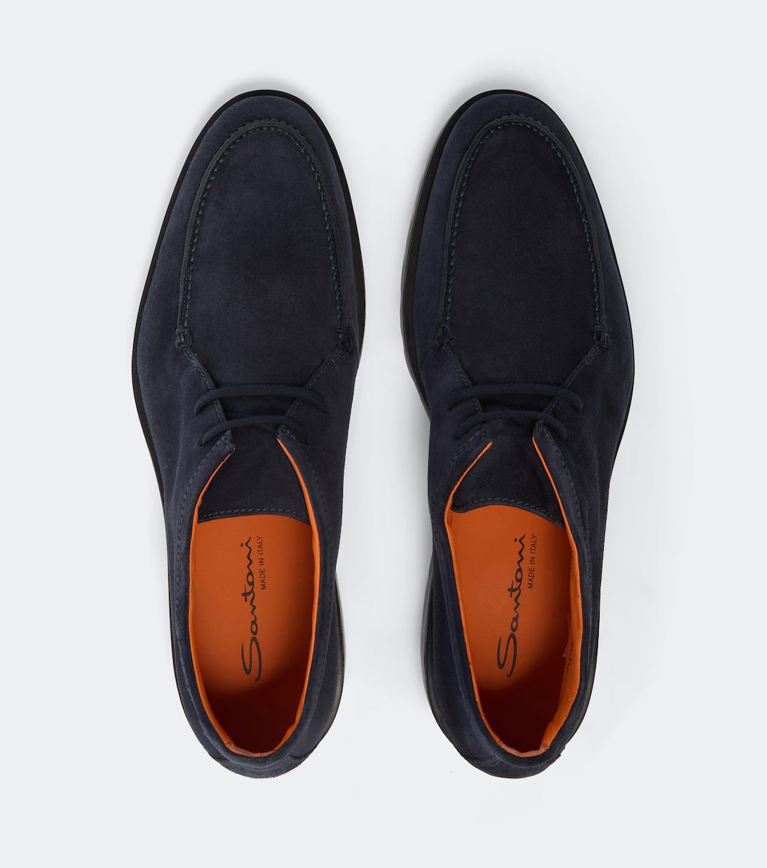 Santoni - Rock Wallabee suede boots