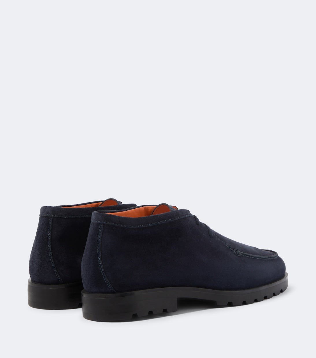 Santoni - Rock Wallabee suede boots