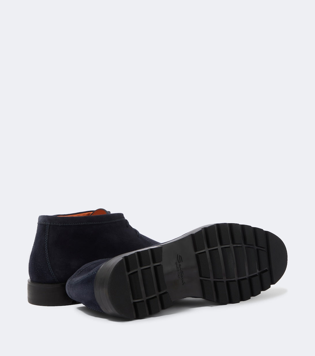 Santoni - Rock Wallabee suede boots