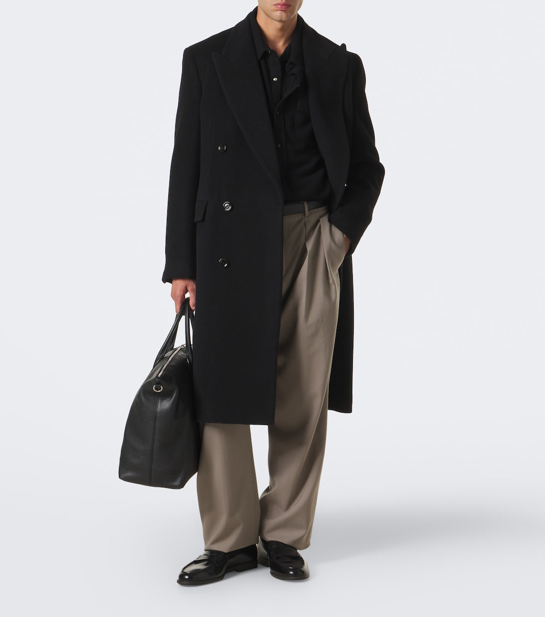 Santoni - Milo leather penny loafers