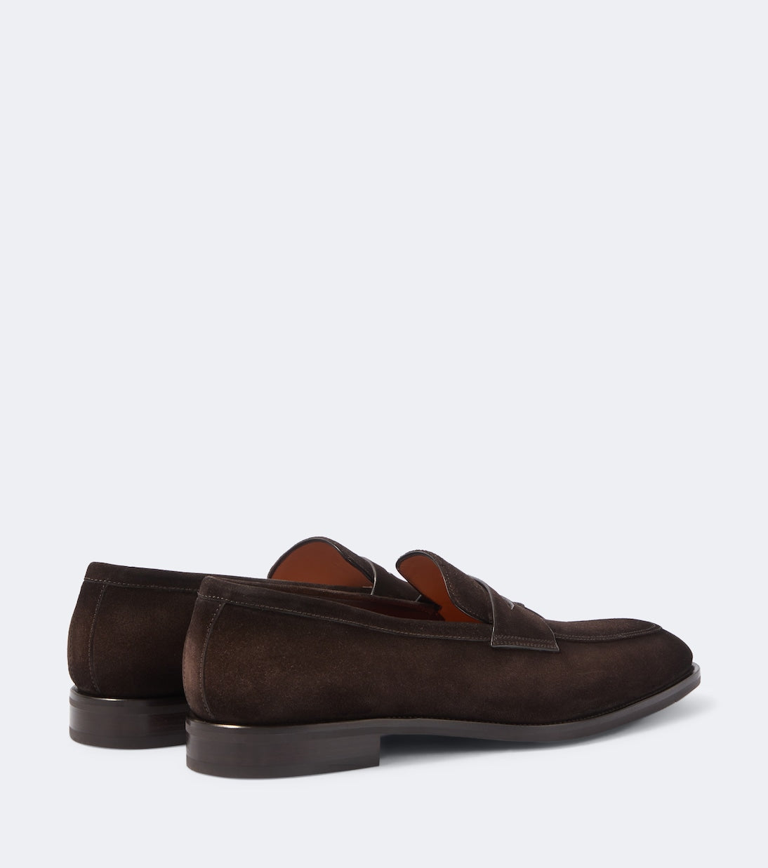 Santoni - Gregor suede penny loafers