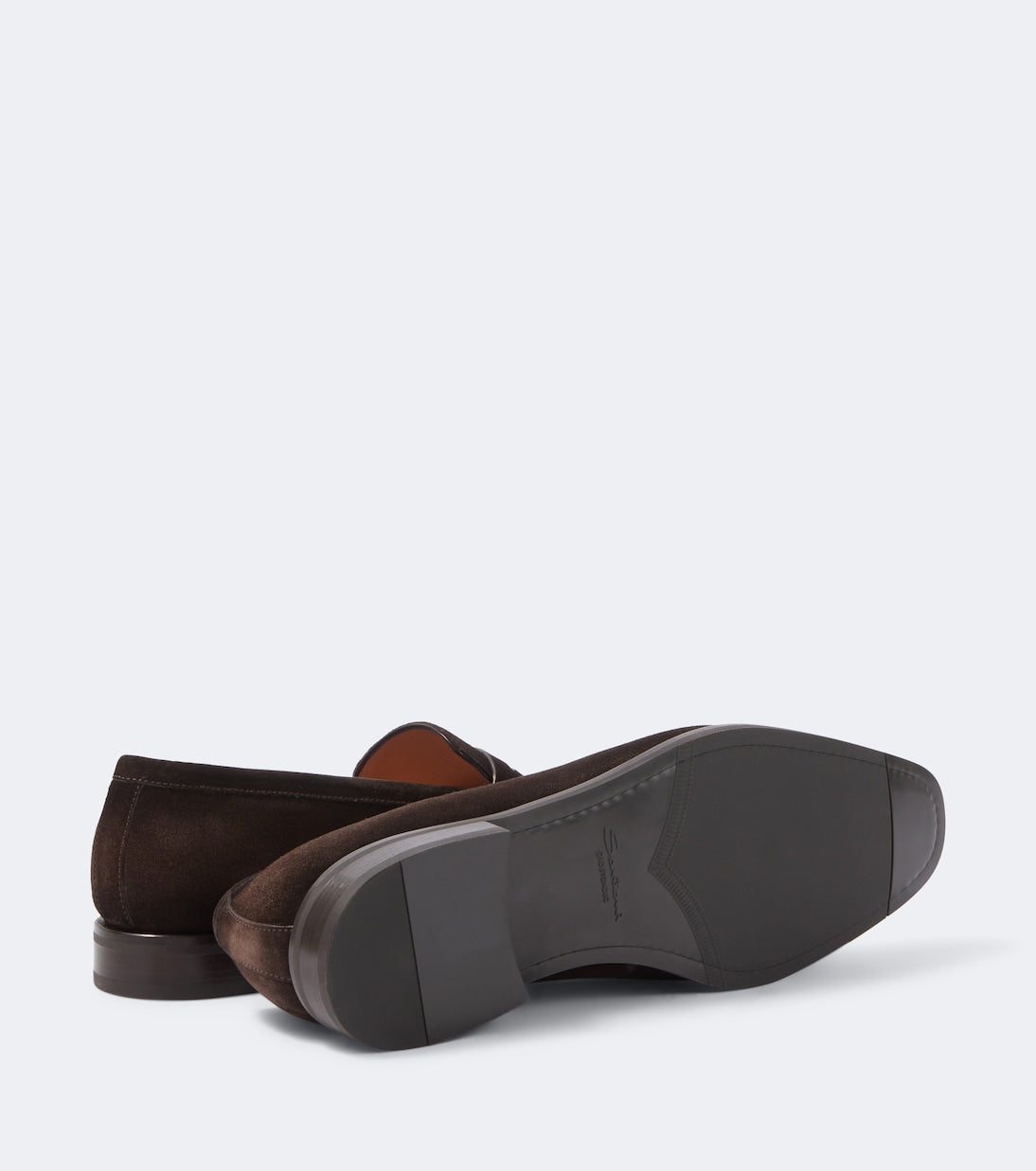 Santoni - Gregor suede penny loafers