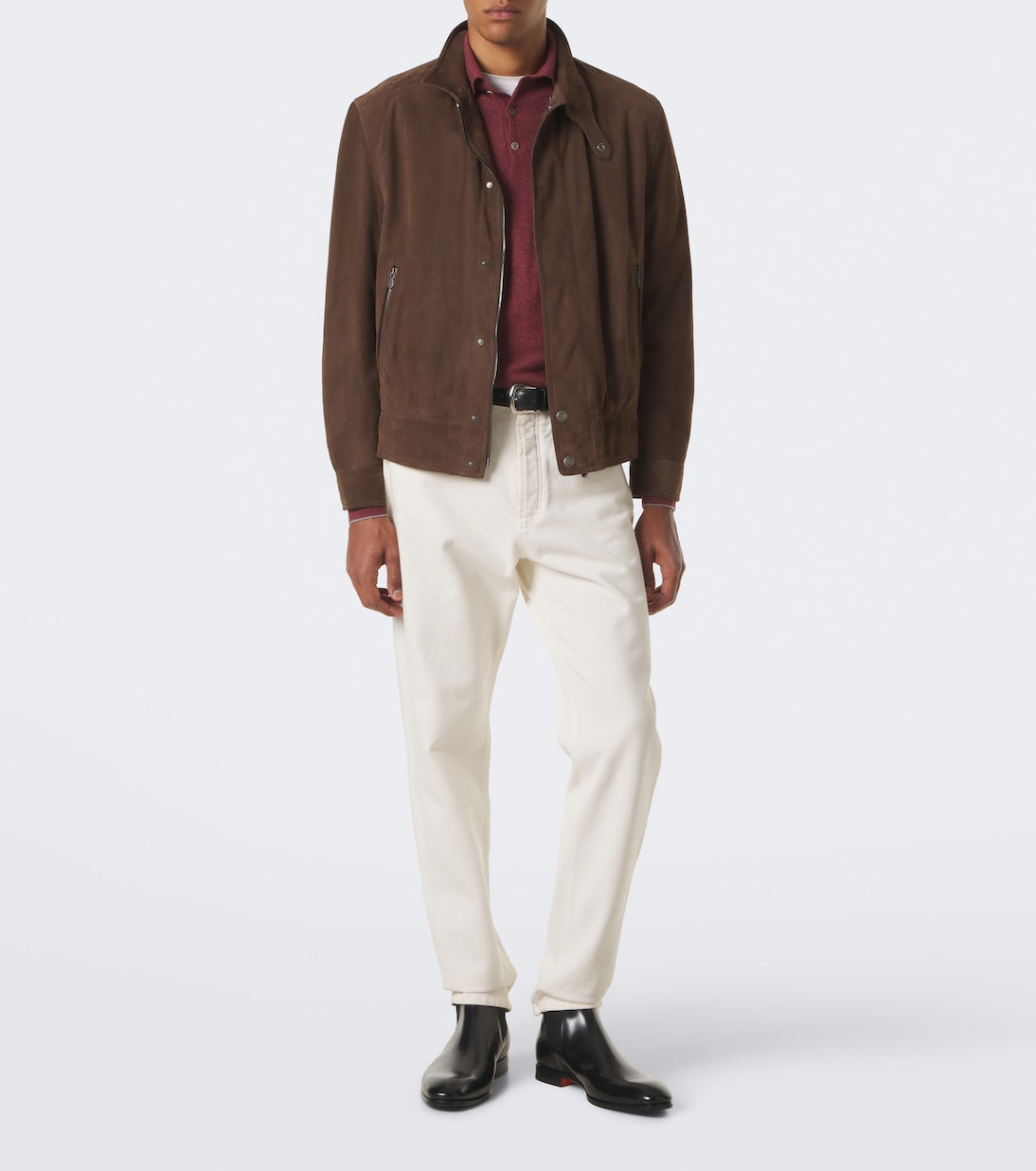 Santoni - Leather Chelsea boots
