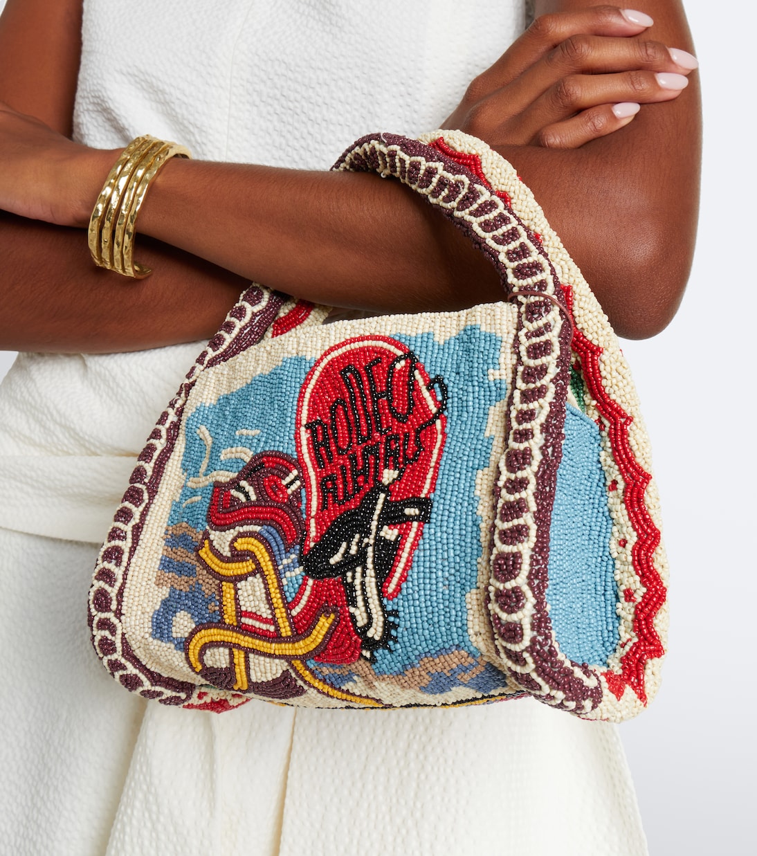 Alémais - Ace Small beaded shoulder bag