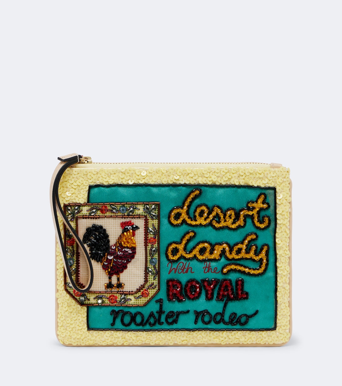 Alémais - Ace Rooster embellished pouch