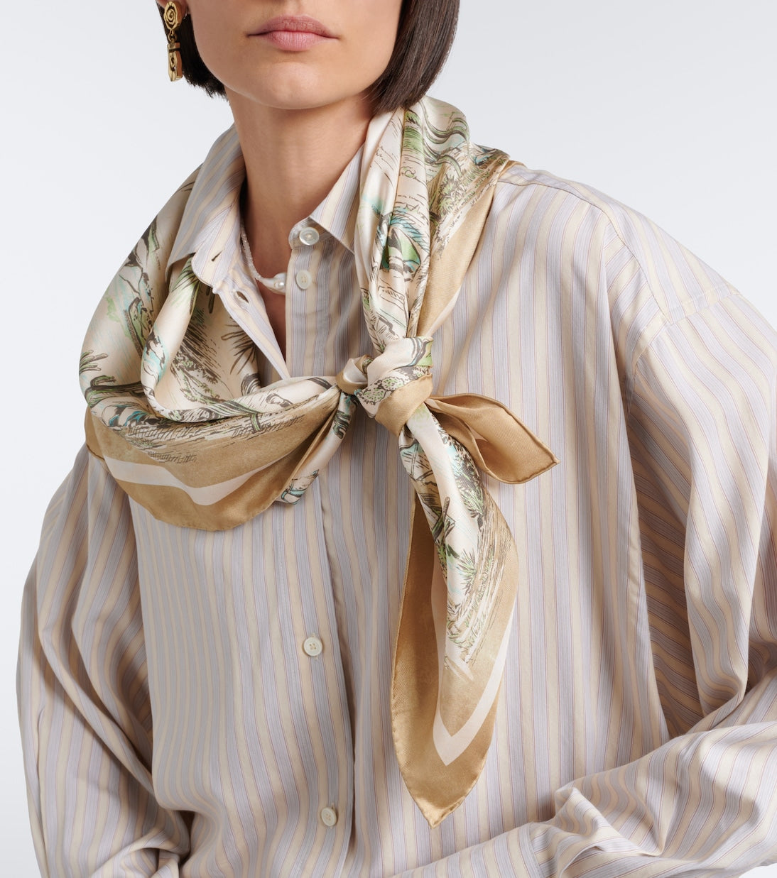 Alémais - Scout printed silk scarf