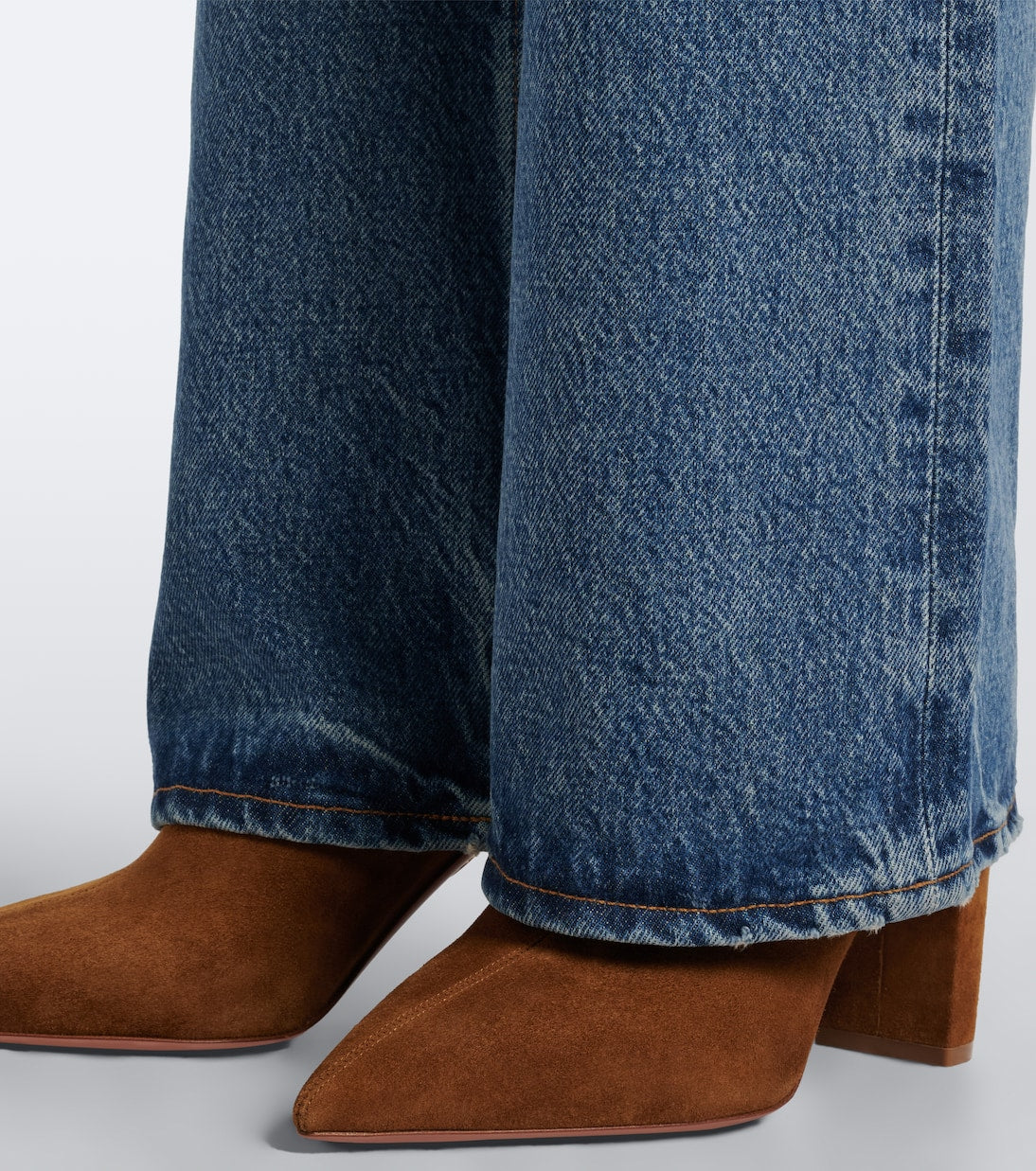 Aquazzura - Saint Honoré suede ankle boots