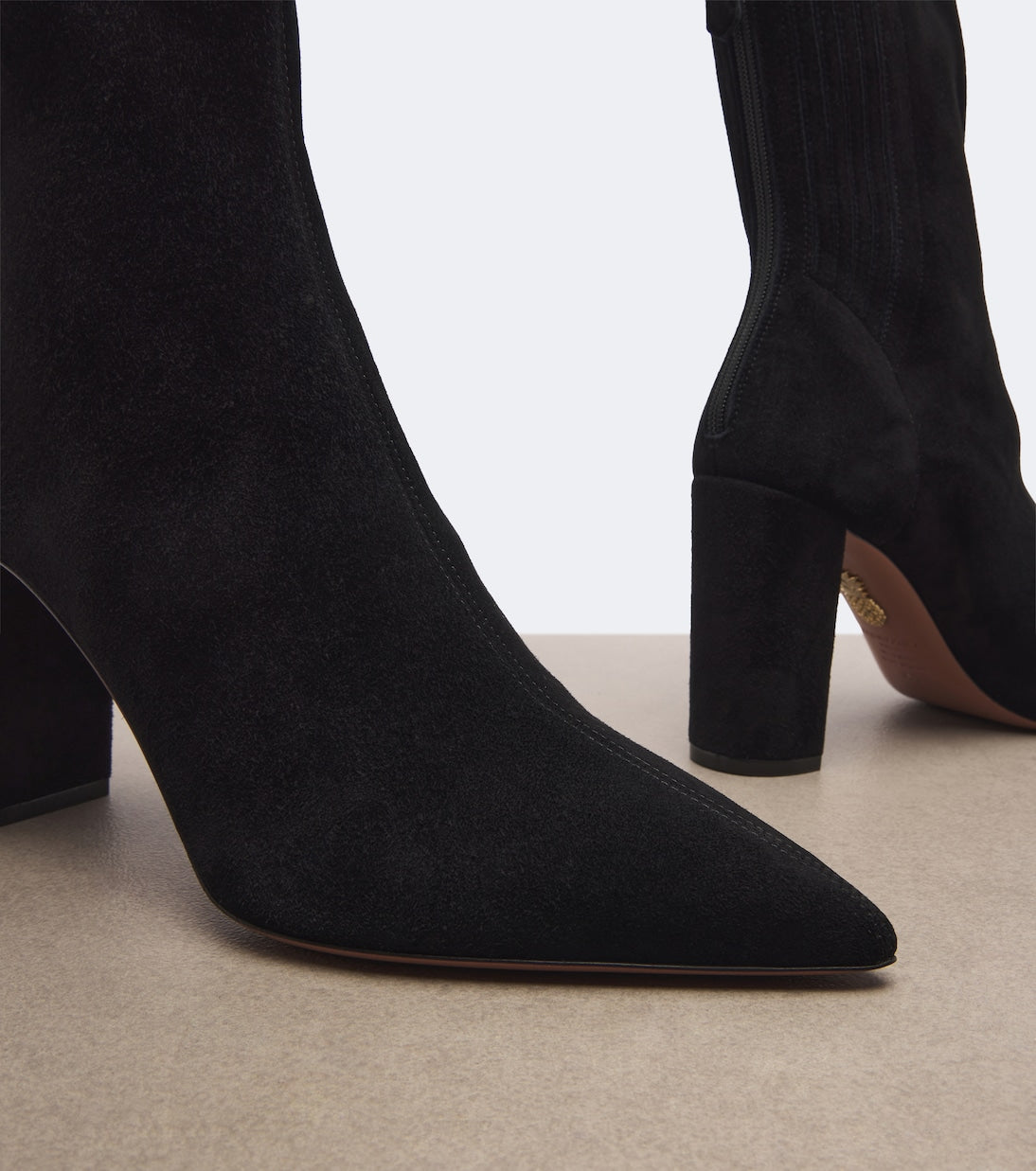 Aquazzura - Saint Honoré suede ankle boots
