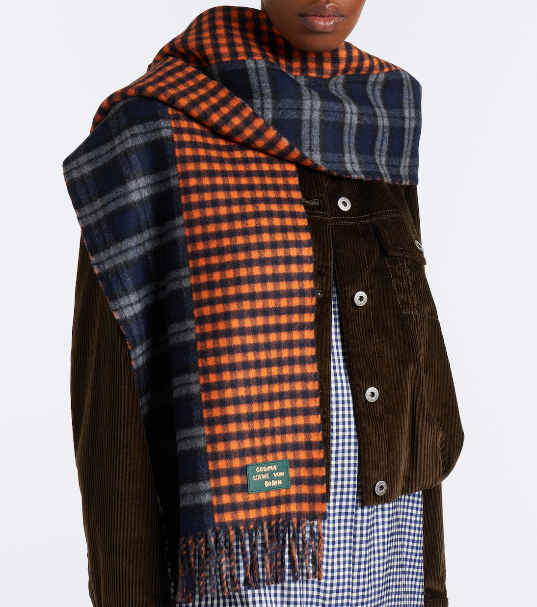 Loewe - x Cosima von Bonin wool and cashmere scarf