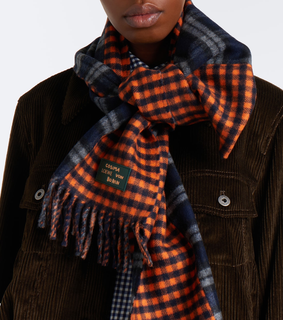 Loewe - x Cosima von Bonin wool and cashmere scarf