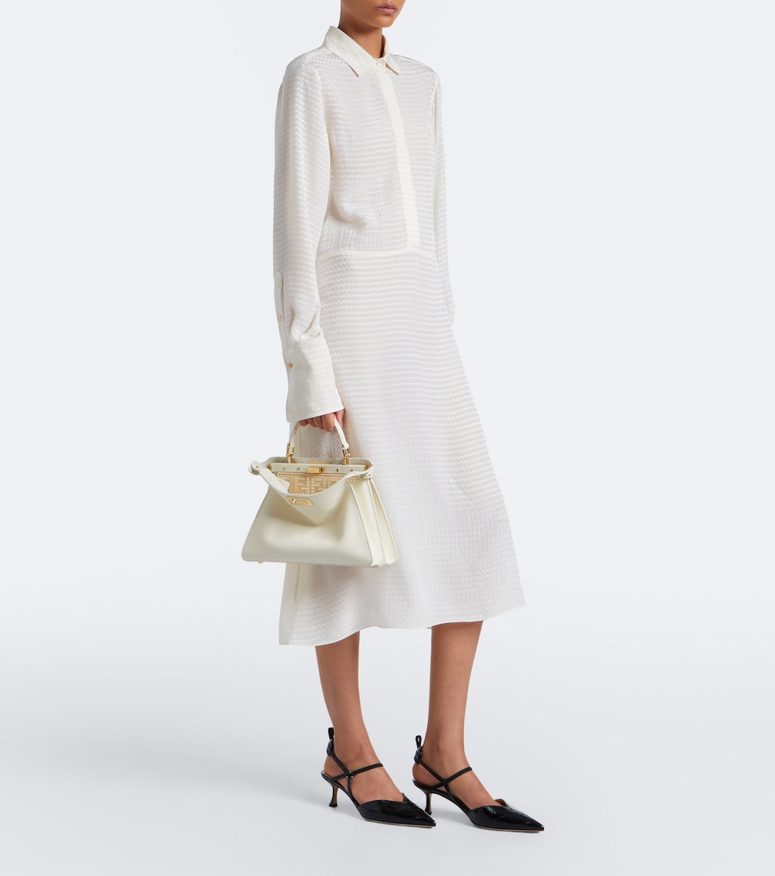 Fendi - Peekaboo® Small leather top-handle bag