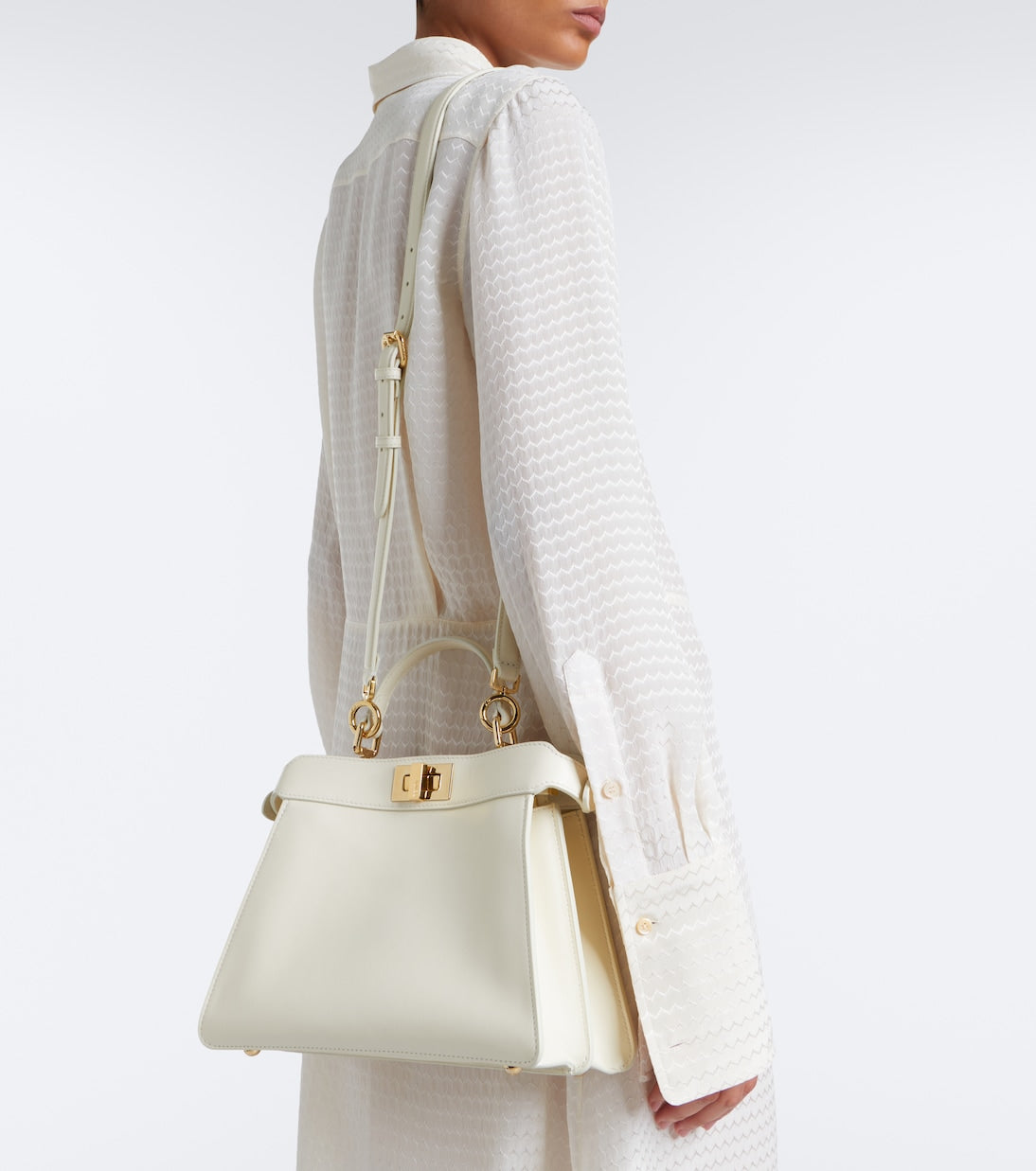 Fendi - Peekaboo® Small leather top-handle bag