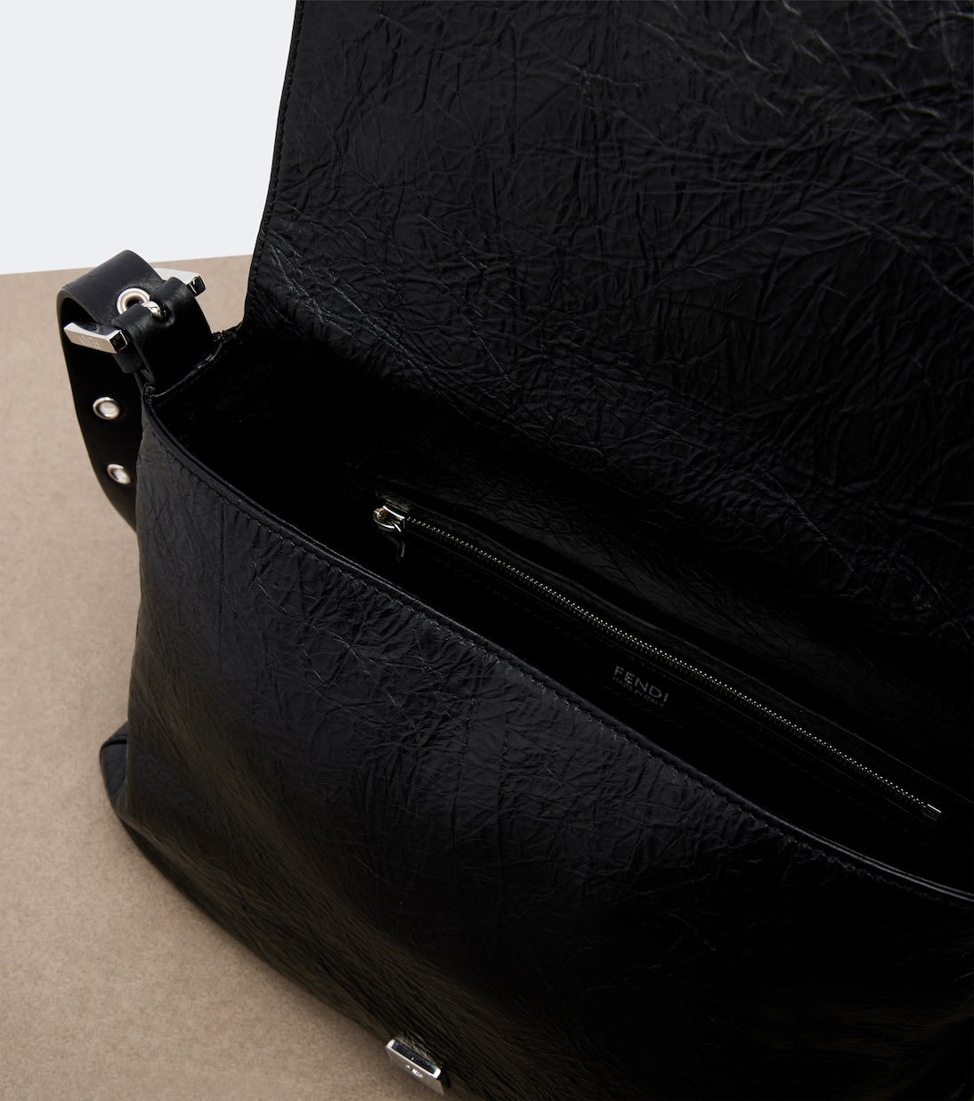 Fendi - Baguette® Flap Medium leather shoulder bag