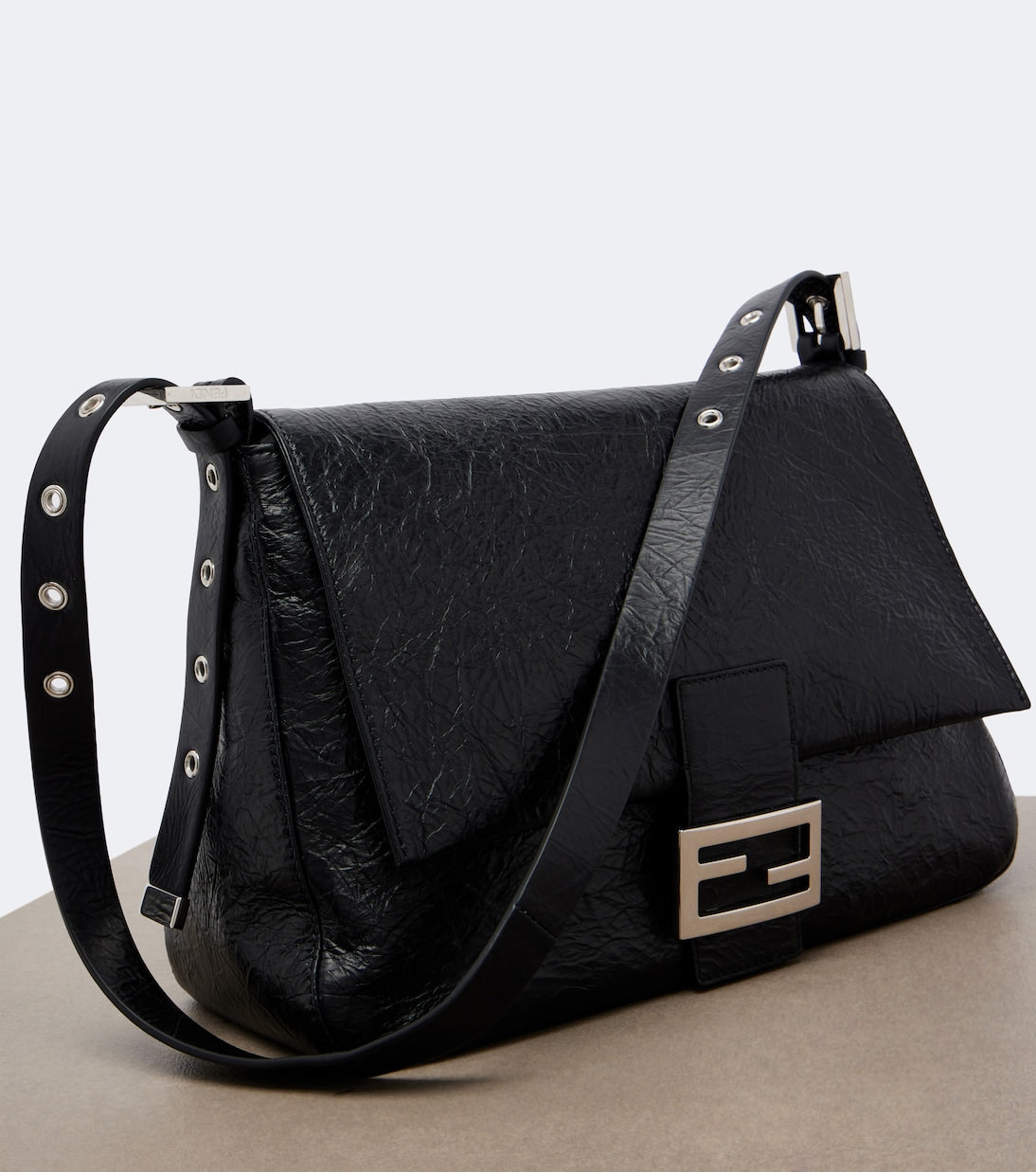 Fendi - Baguette® Flap Medium leather shoulder bag