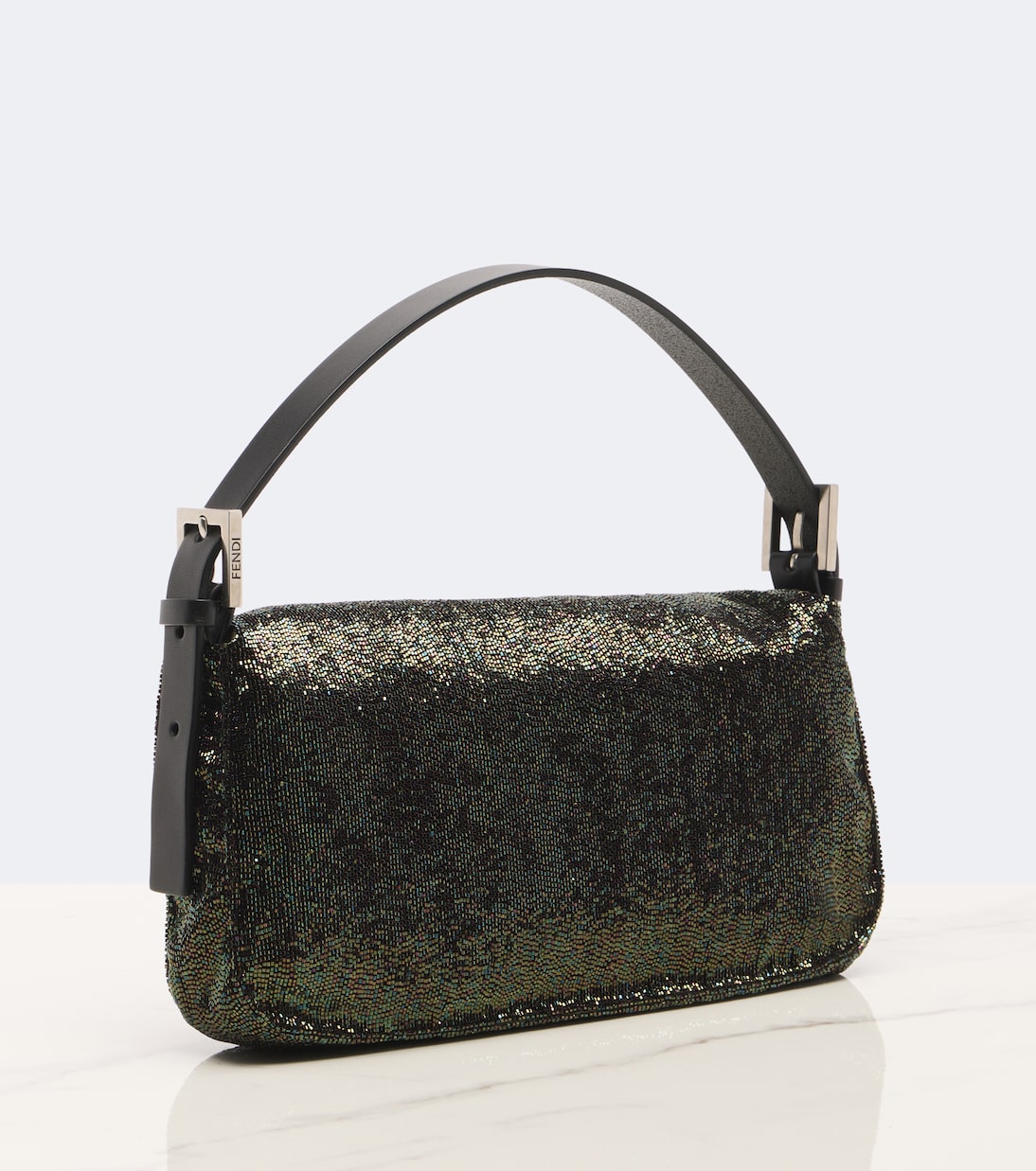 Fendi - Baguette® 26424 Small embellished shoulder bag