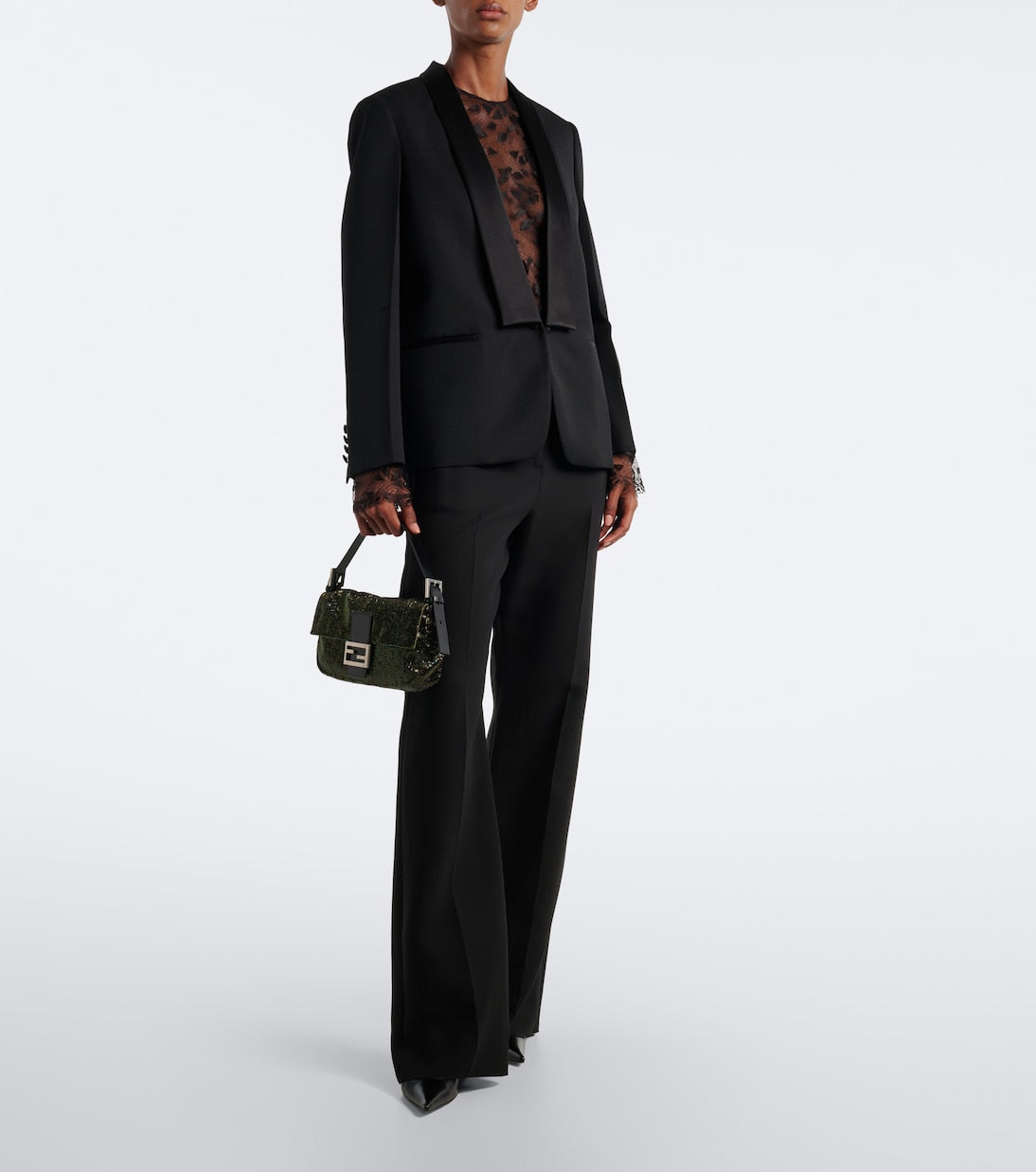 Fendi - Baguette® 26424 Small embellished shoulder bag