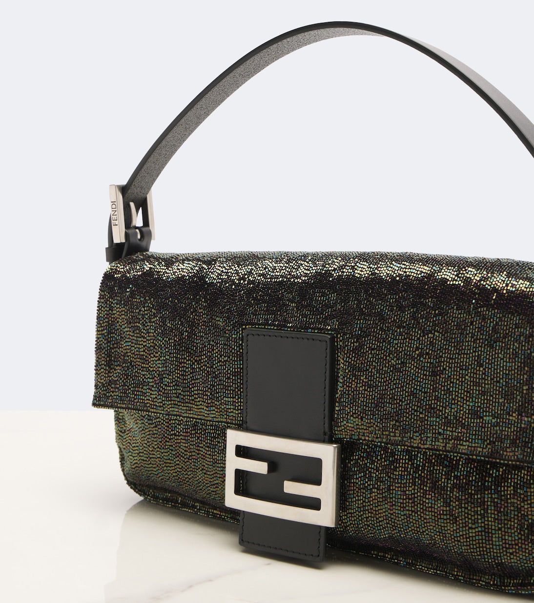 Fendi - Baguette® 26424 Small embellished shoulder bag