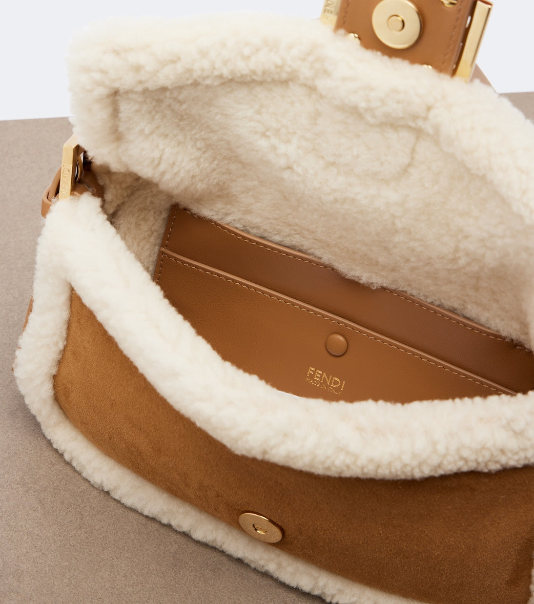 Fendi - Baguette® 26424 Small suede shoulder bag