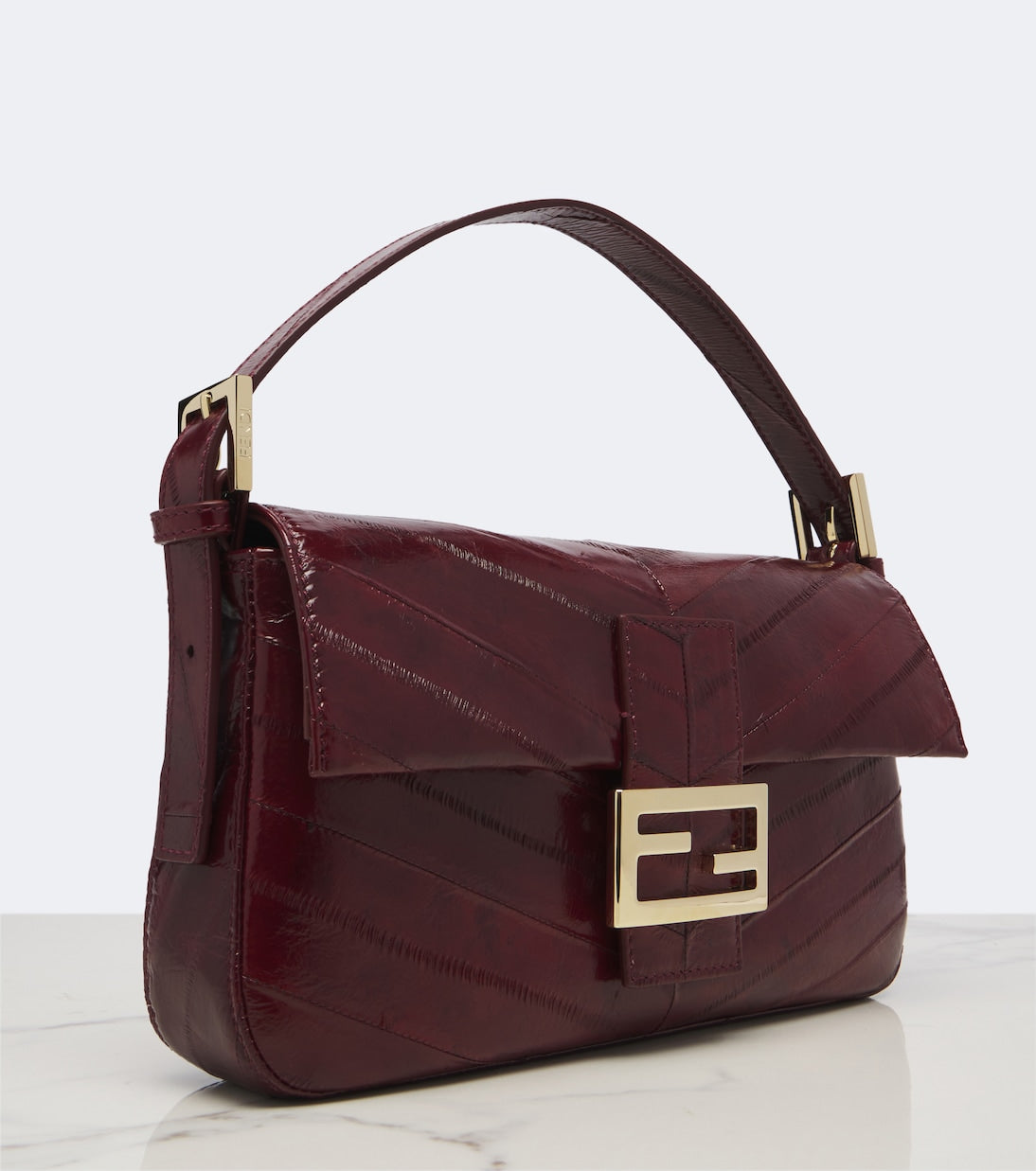 Fendi - Baguette® 26424 Small eel leather shoulder bag
