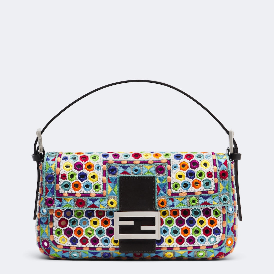 Fendi - Baguette® 26424 Small embroidered shoulder bag