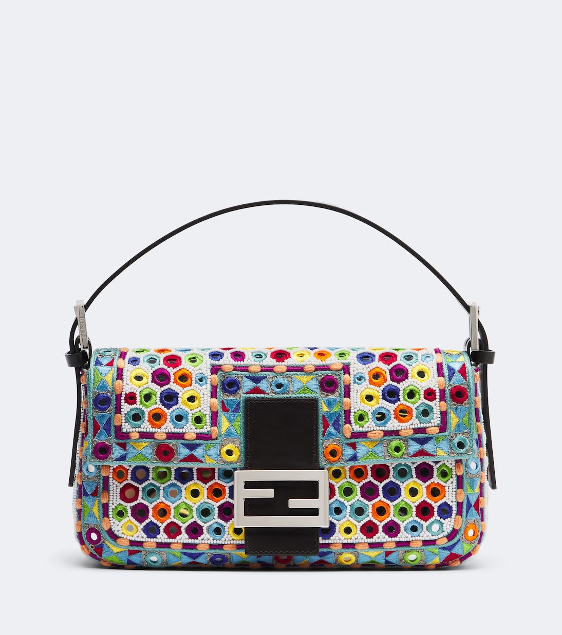 Fendi - Baguette® 26424 Small embroidered shoulder bag