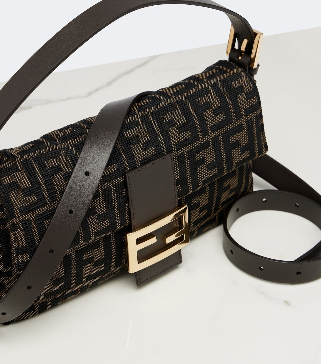 Fendi - Baguette® 26424 Small canvas shoulder bag