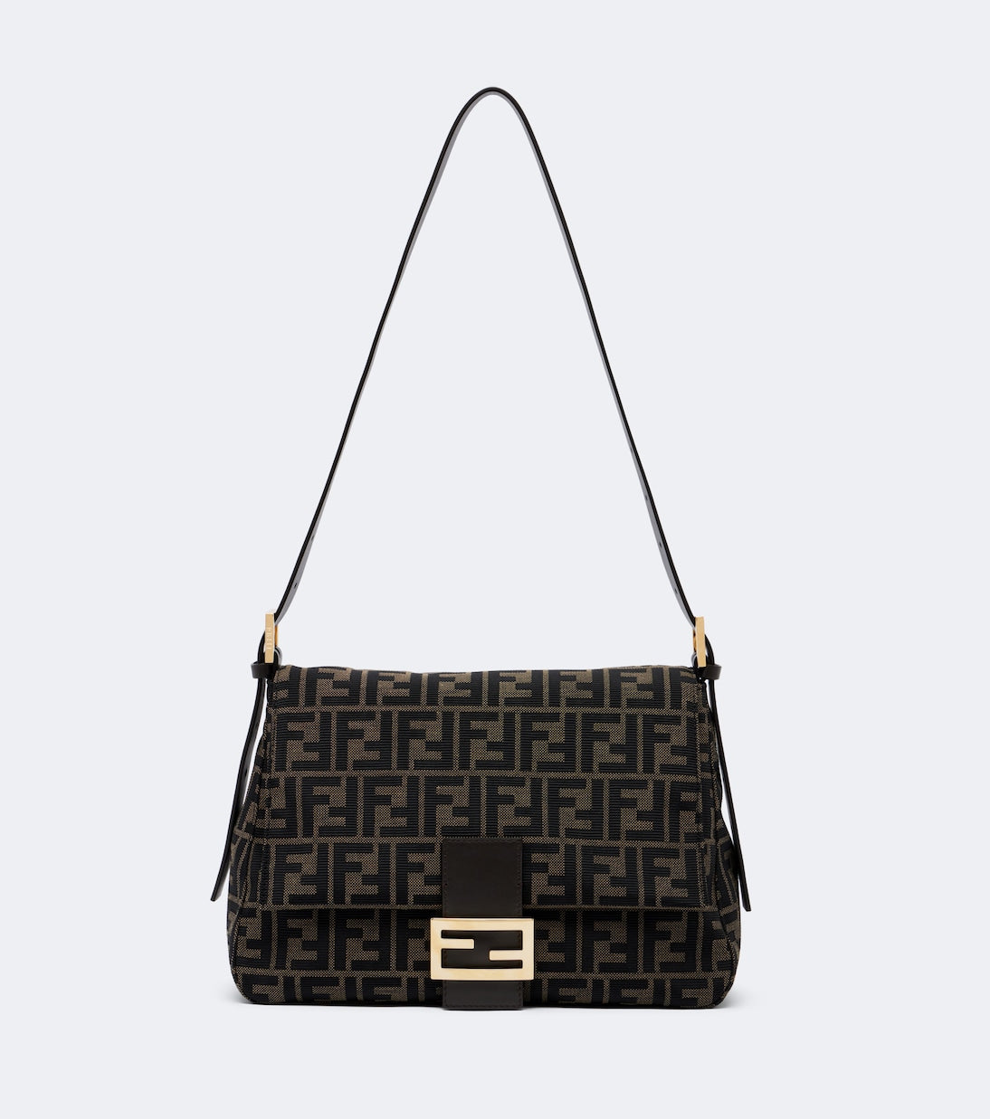 Fendi - Baguette® Flap Medium FF Zucca canvas shoulder bag