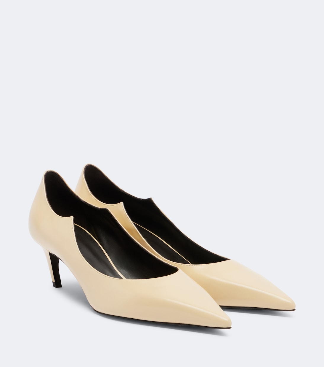 Khaite - Valerie leather pumps