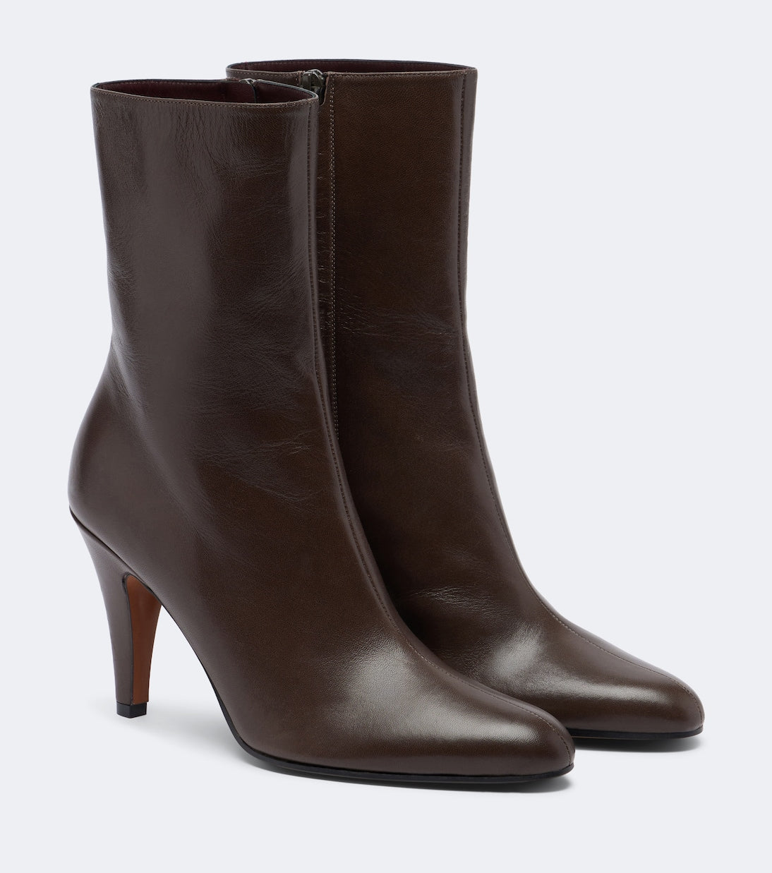 The Row - Ornella leather ankle boots