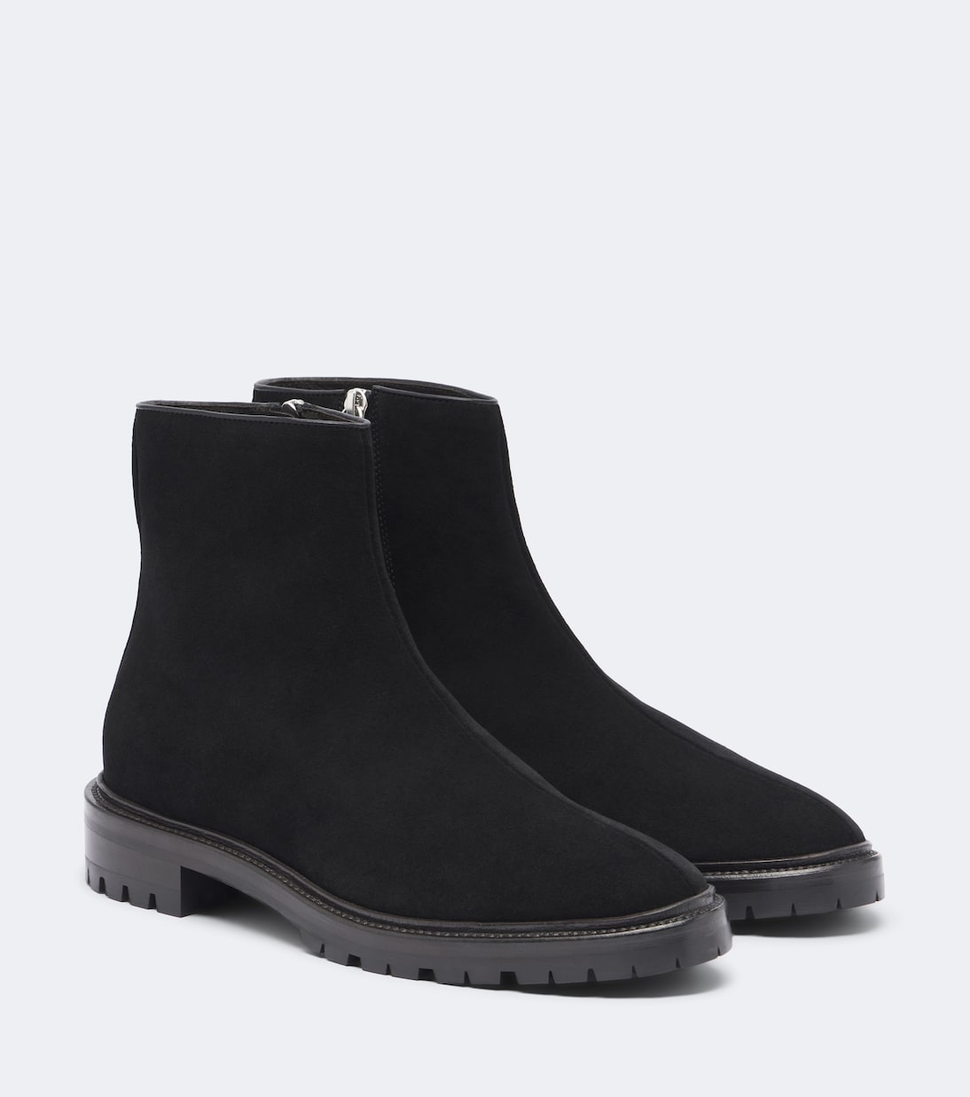 The Row - Moto suede ankle boots