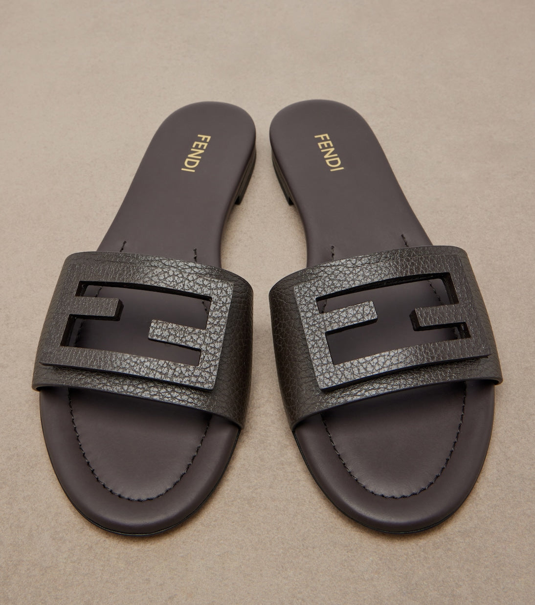 Fendi - Baguette® leather slides