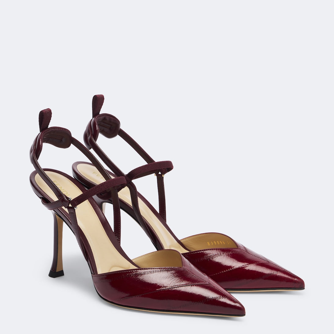 Fendi - Very Colibrì leather slingback pumps