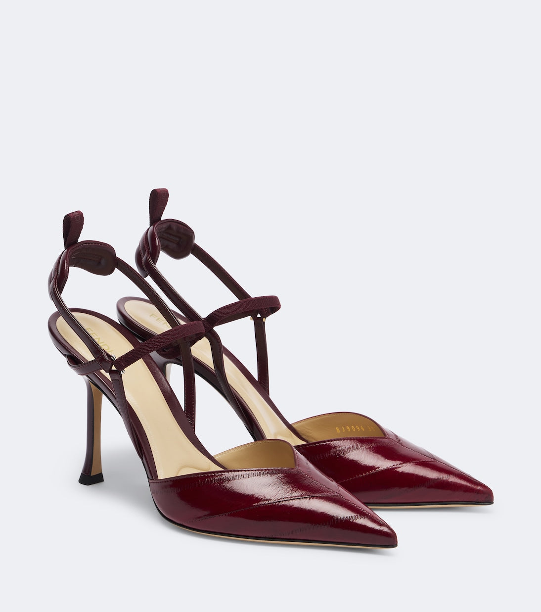 Fendi - Very Colibrì leather slingback pumps