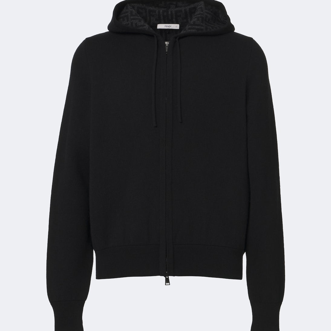 Fendi - Cashmere-blend zip-up hoodie