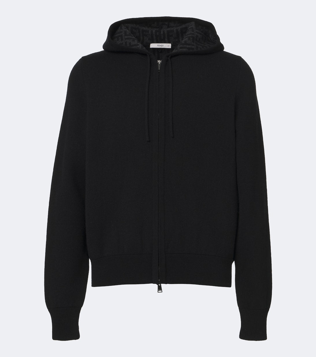 Fendi - Cashmere-blend zip-up hoodie