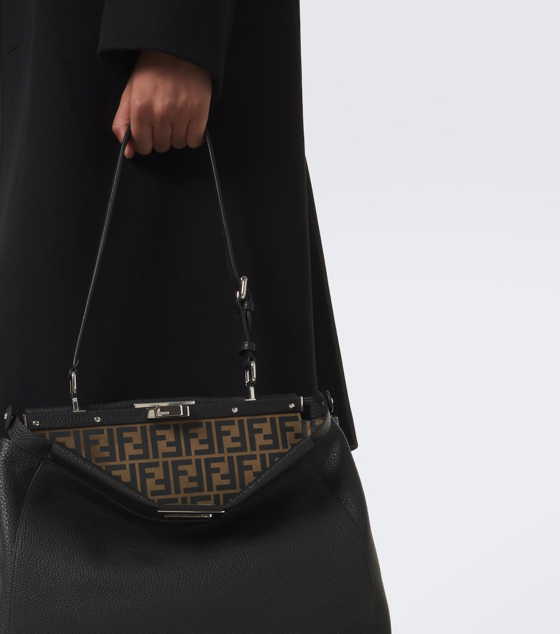 Fendi - My Peekaboo® leather tote bag