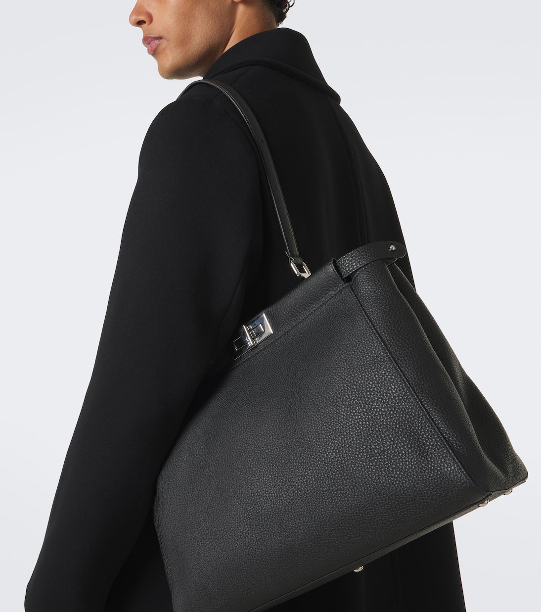 Fendi - My Peekaboo® leather tote bag