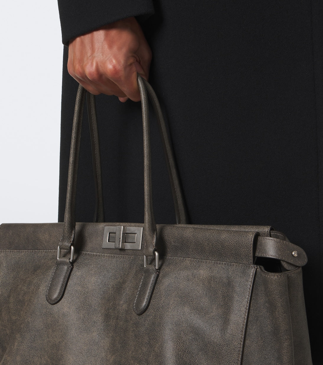 Fendi - Peekaboo® Large leather tote bag